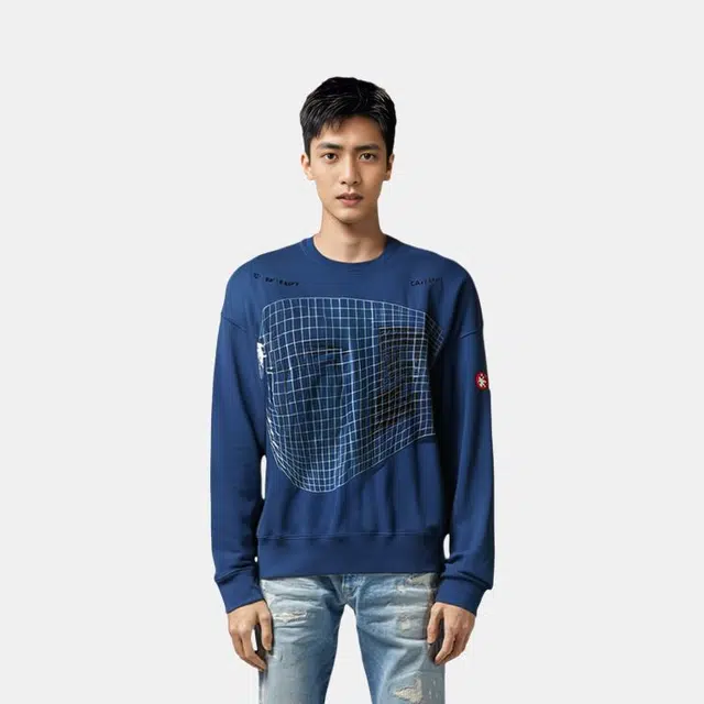 Cav Empt FW22 Waste Grid Crew Neck