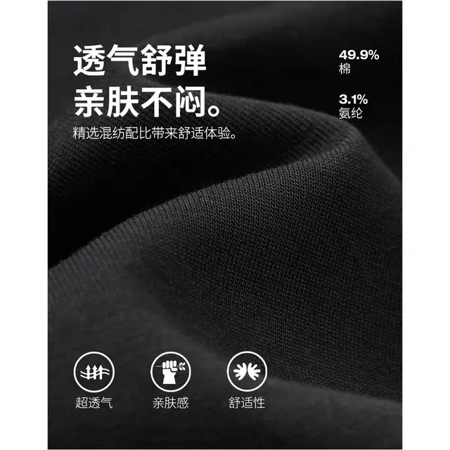 与狼共舞 高街个性时尚立体印花亲肤柔软弹力舒适超透气圆领卫衣 男款