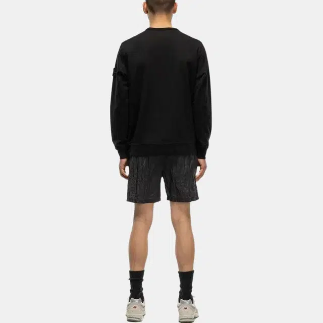 Stone Island SS23 Logo Crewneck Sweatshirt Black