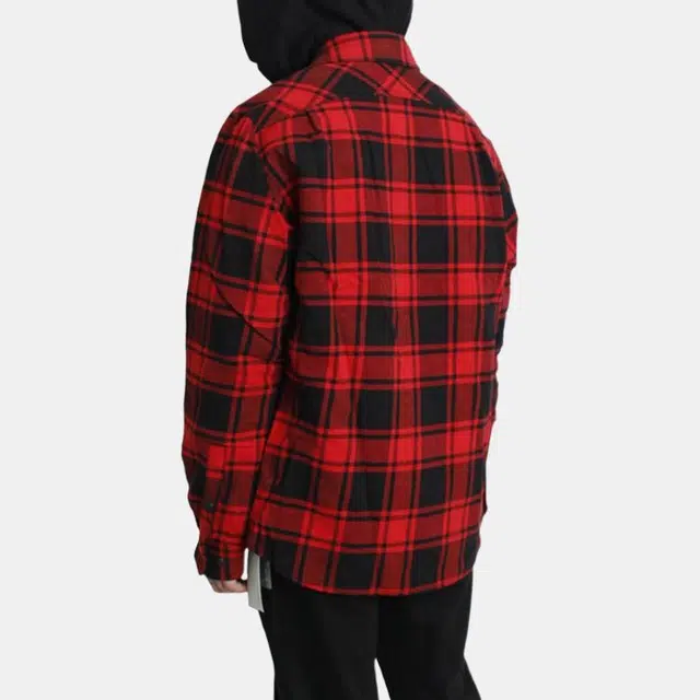 OFF-WHITE Plaid Long Sleeve Shirt