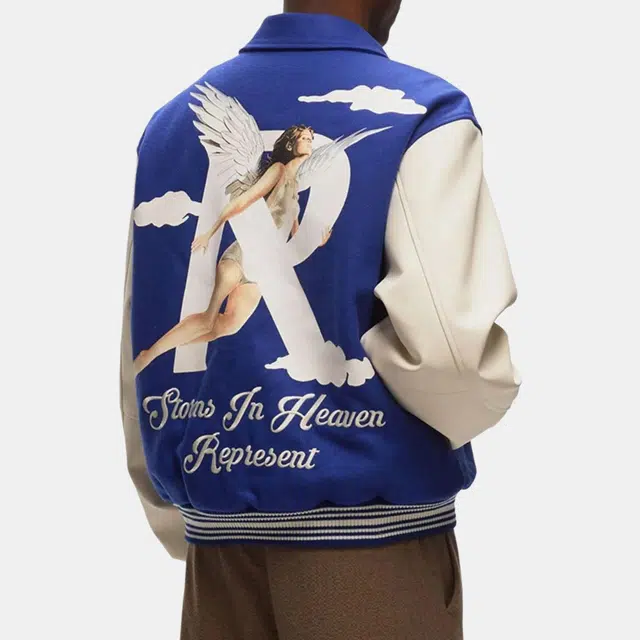 REPRESENT FW23 Blue Bomber Jacket