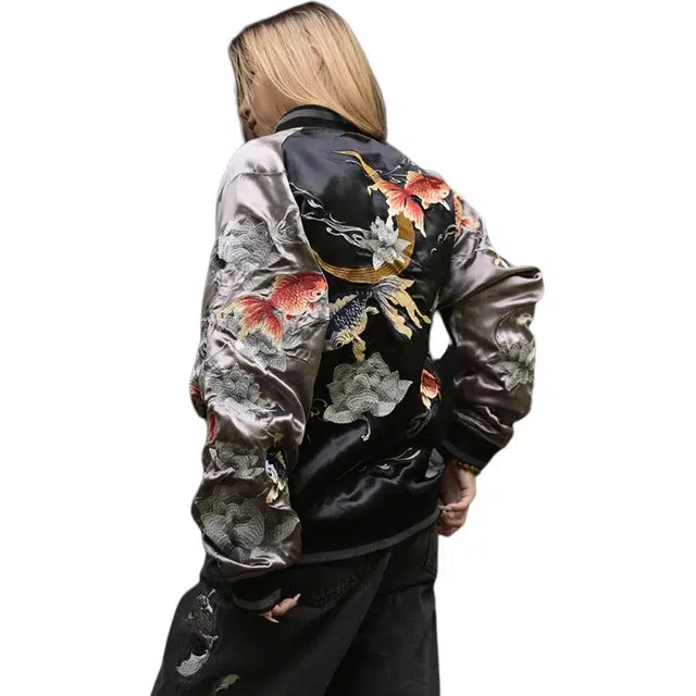 Sanshengliubu Bomber Jacket