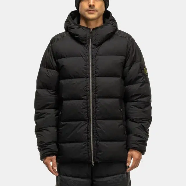 Stone Island SS23 Quilted Down Jacket Black