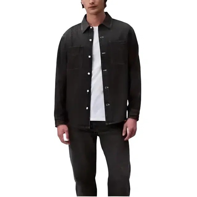 Calvin Klein Denim Jacket Black Mist