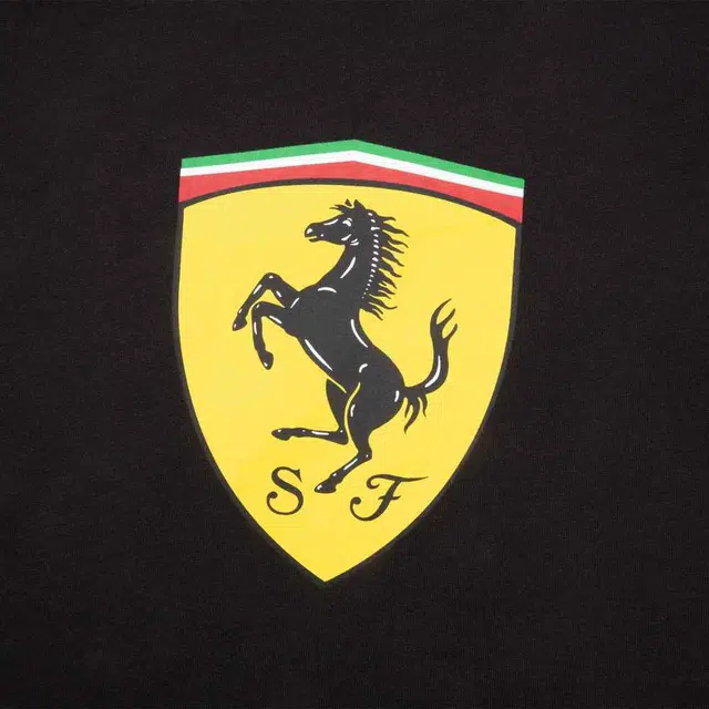 PUMA FERRARI RACE BIG SHIELD TEE COLOURED T