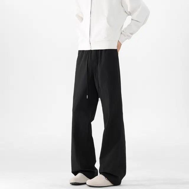 布客行 美式高街风纯色宽松多版型运动休闲裤 男女同款