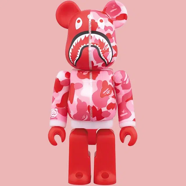 BE@RBRICK x BAPE Camo Shark