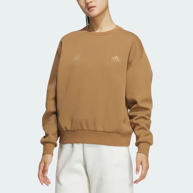 adidas Lounge CREW SWEATSHIRT Logo