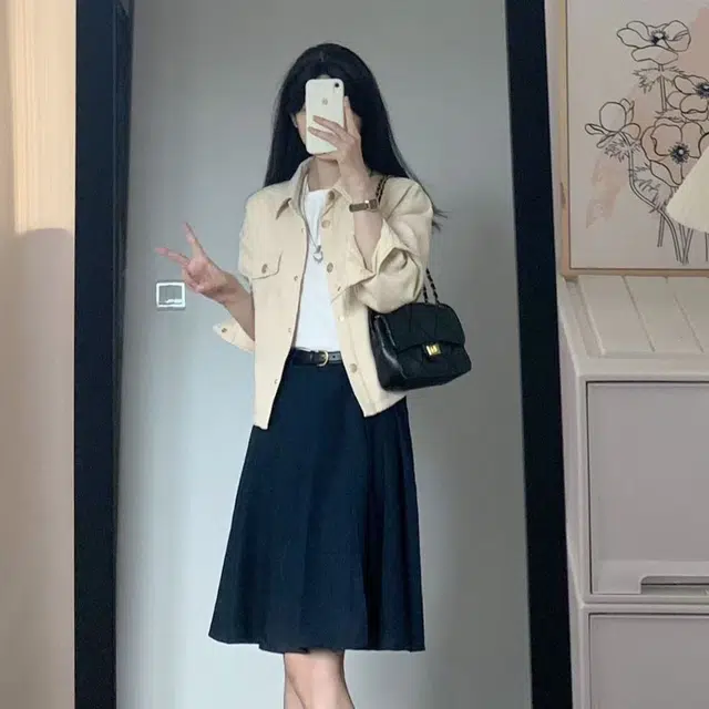 茵曼 法式通勤小香风休闲显瘦金扣上衣截短外套 女款