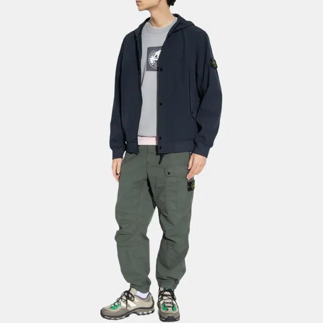 Stone Island Soft Shell Jacket Navy