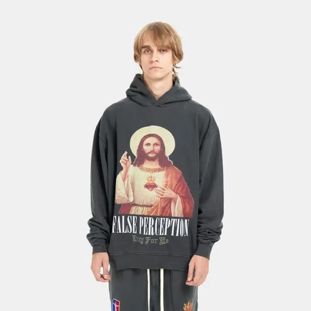 False Perception Peace Dove Hoodie Black