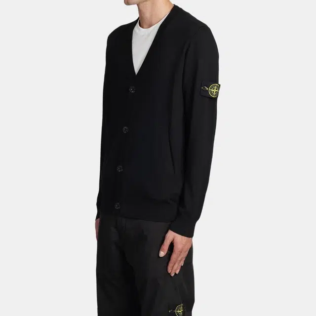 Stone Island Cardigan Black