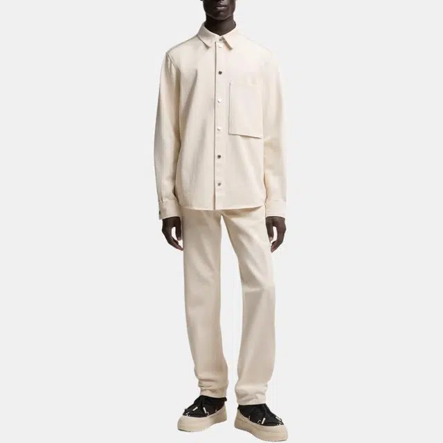 Moncler Denim Long Sleeve Shirt