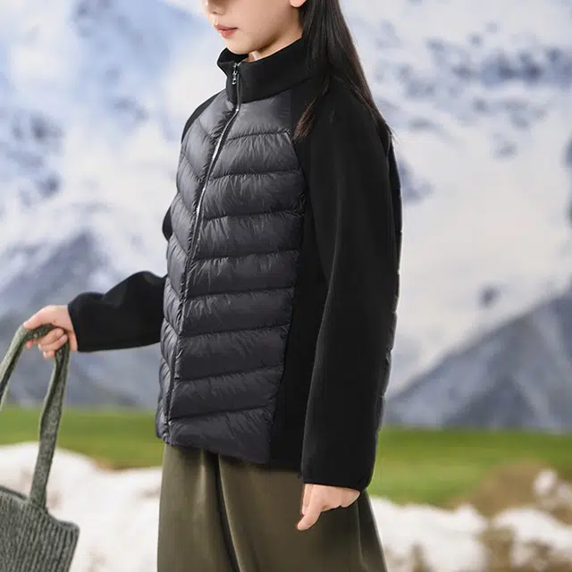 雅鹿羽绒服 超轻零感系列 轻薄保暖修身白鸭绒短款 中小童