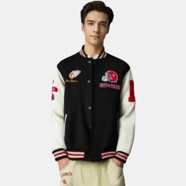Jeff Hamilton Black Varsity Jacket