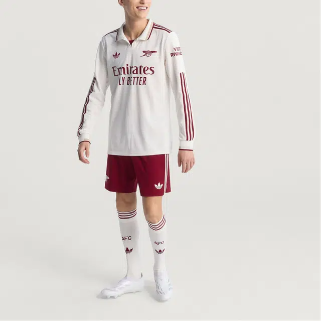 adidas originals AUTHENTICS SS25 ARSENAL 2526 THIRD JERSEY logo