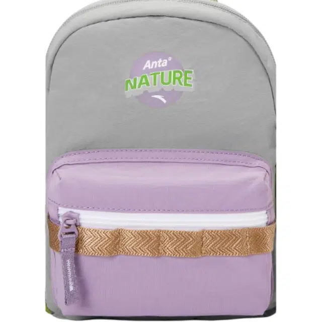 安踏儿童 拼色字母印花 织物 双肩包 常规 儿童款 多色