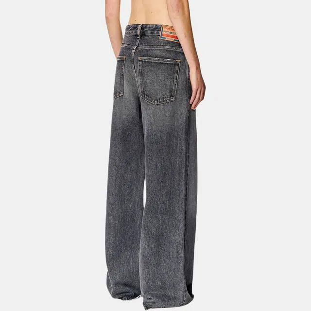 DIESEL FW22 Wide Leg Jeans Charcoal