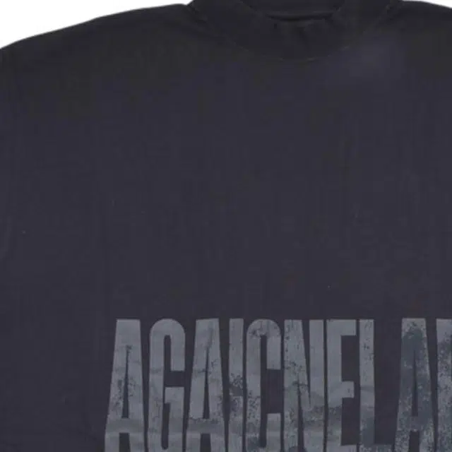 Balenciaga Graphic Logo T-Shirt Dark Grey