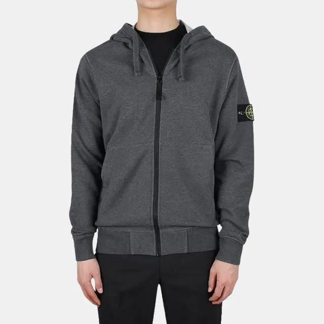 Stone Island SS23 Logo Hoodie Smoke Grey