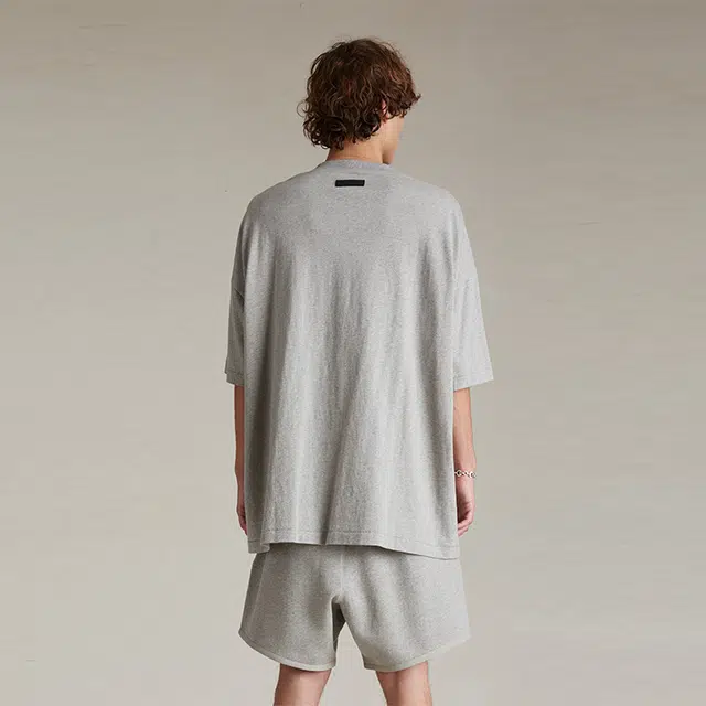 Fear of God Essentials SS24 Crewneck T-Shirt T Dark Heather Oatmeal