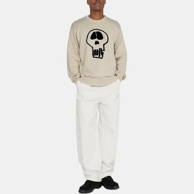 Stussy FW22 Skull Print Sweater