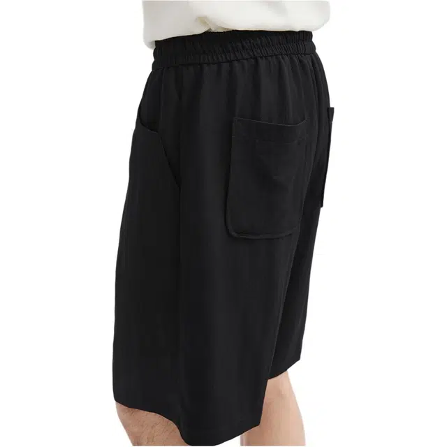 独驰 纯色透气薄款男美式速干裤宽松抗皱系带五分裤休闲短裤 男女同款