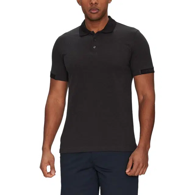 EMPORIO ARMANI SS25 logoPolo
