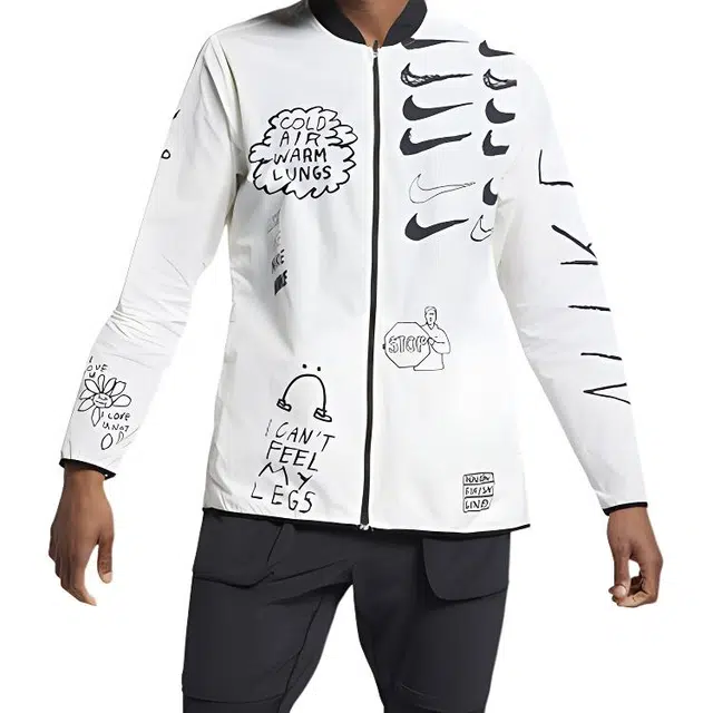Nike Run Nathan Bell Running JacketLogo