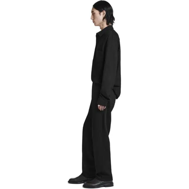 COS Wool Trousers Black
