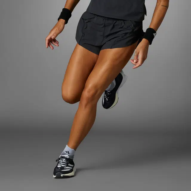 adidas ADIZERO RUNNING SPLIT SHORTS Logo