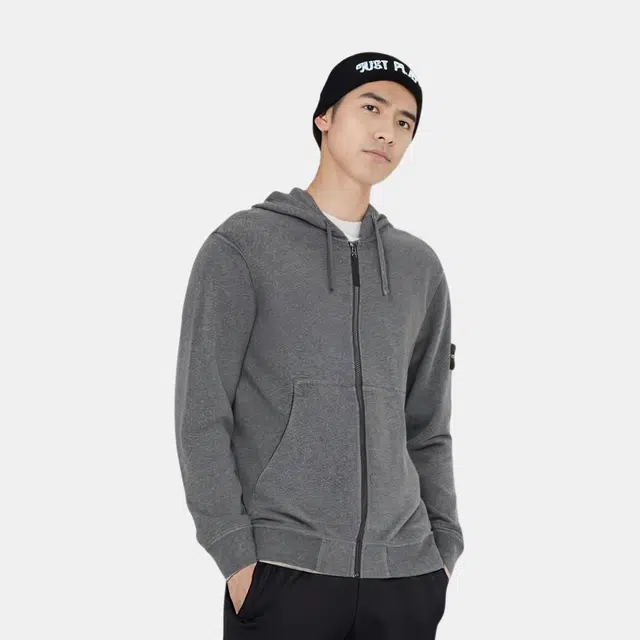 Stone Island SS23 Logo Hoodie Smoke Grey