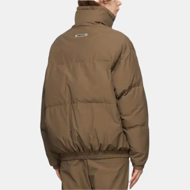 Fear of God Essentials FW20 Down Jacket Brown