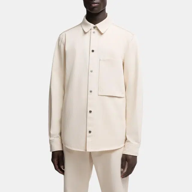 Moncler Denim Long Sleeve Shirt