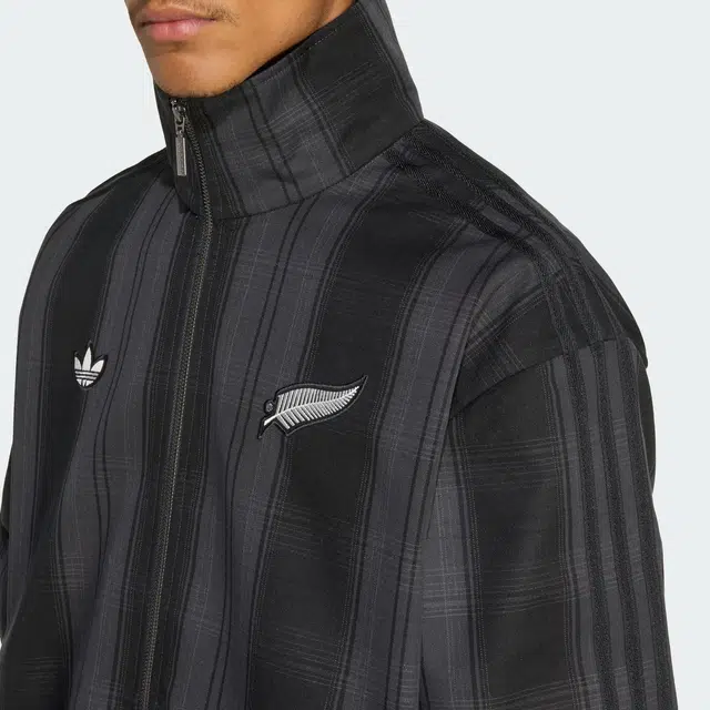 adidas originals Firebird FW25 ALL BLACKS PLAID TRACK TOP