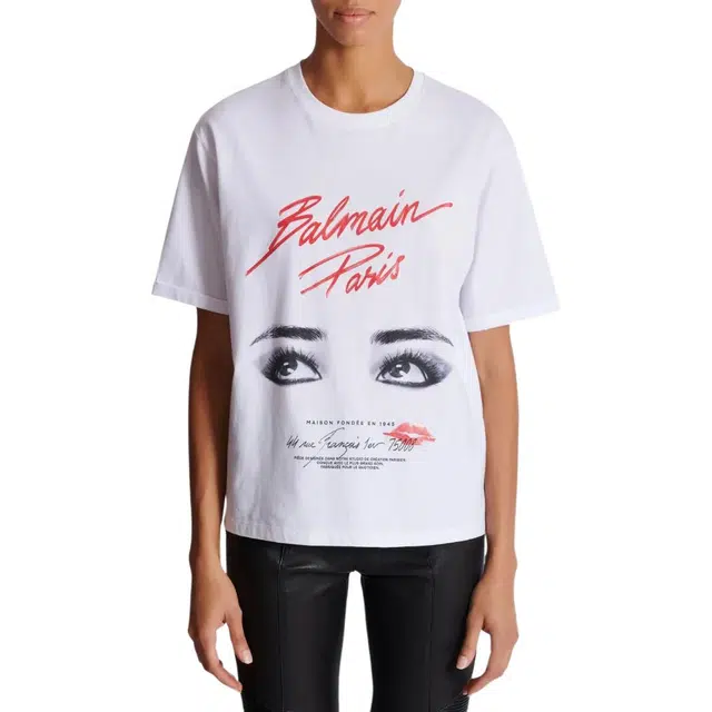 BALMAIN Eyes SS25 T