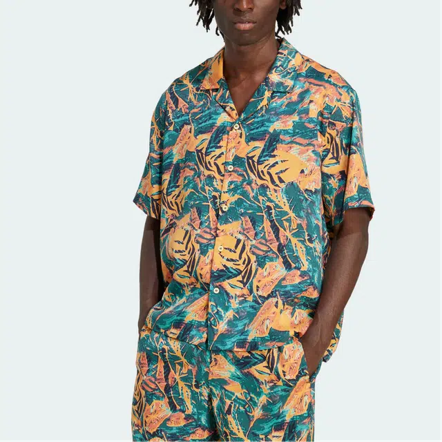 adidas originals ArchiveFloral RESORT SHIRT