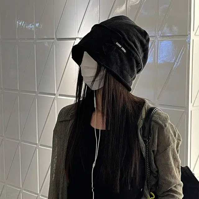 【秋冬通勤出街神器】 攸委 潮流复古水洗做旧卷边堆堆帽子女冬季针织保暖宽松大头围显脸小 涤纶 包头绒线帽冷帽月子帽 男女同款情侣款