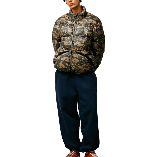 Stussy FW25 holiday MICRO RIPSTOP DOWN JACKET logo