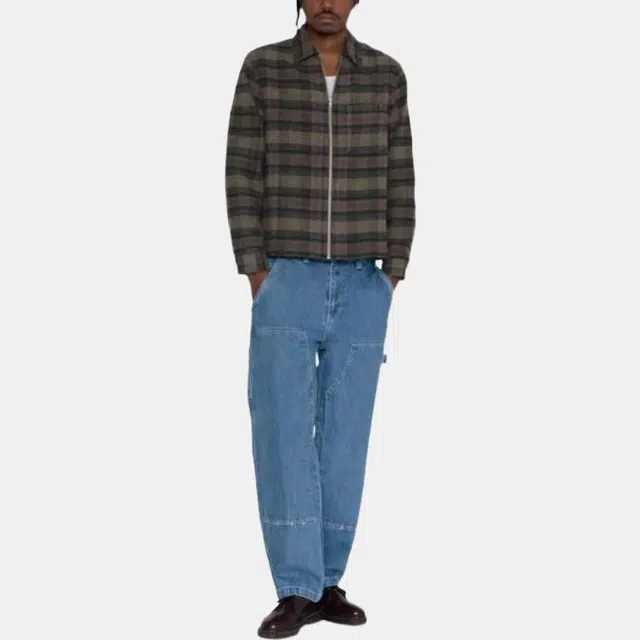 Stussy FW22 Plaid Zip Jacket