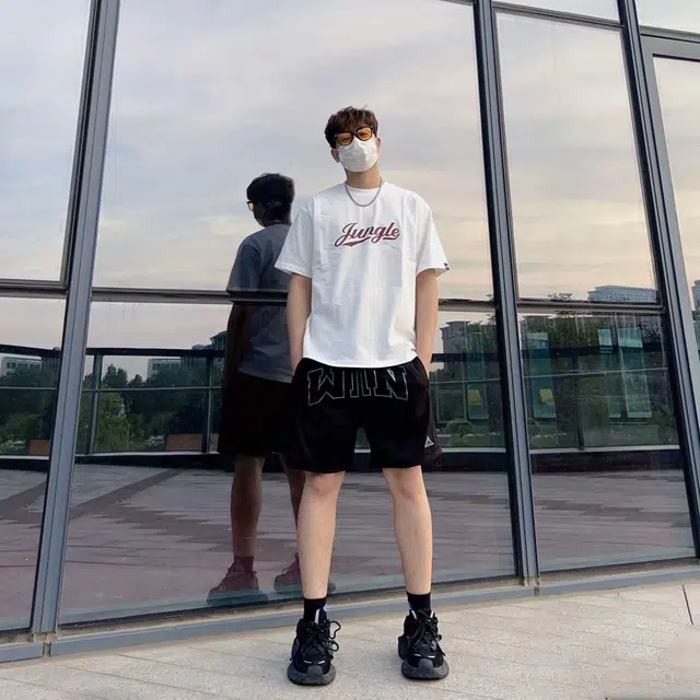 匹克 篮球文化系列 美式字母印花复古宽松亲肤透气休闲运动短裤篮球裤 男款 黑色