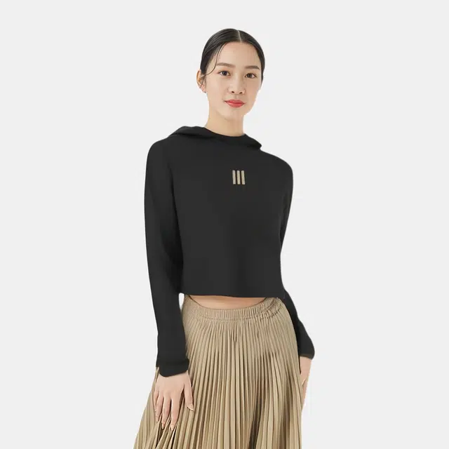 Fear of God Athletics x adidas Base Layer Crop Hoodie Black