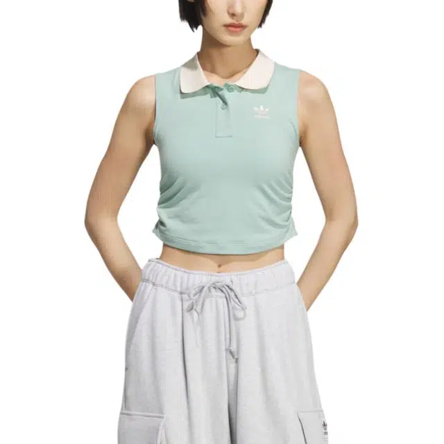 adidas originals SS25 POLO PADDED TANK TOP