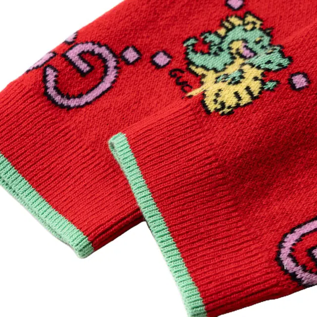 Gucci SS24 GG Dinosaur Print Sweater