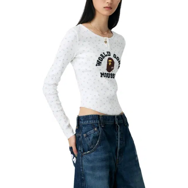 A BATHING APE x MOUSSY MOUSSY FW25 T