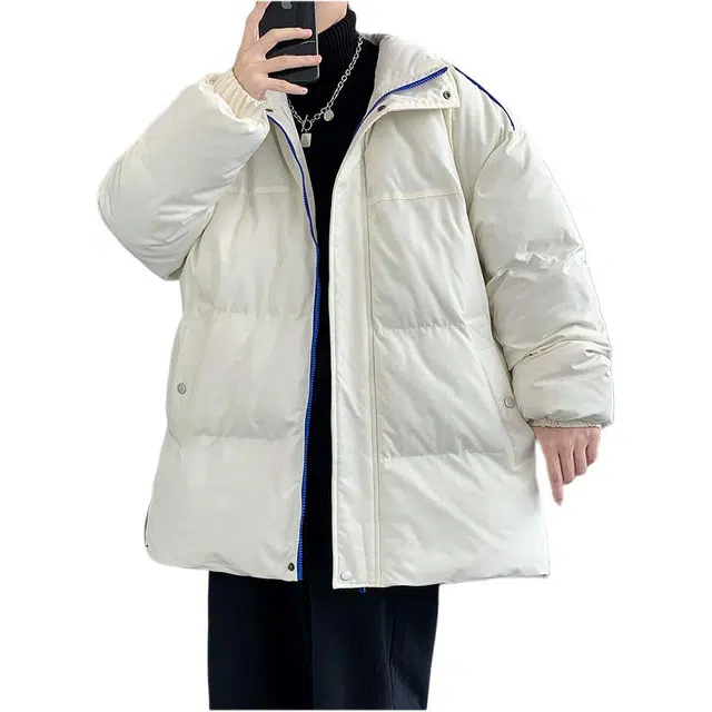 金盾 潮流宽松港风棉服 男款