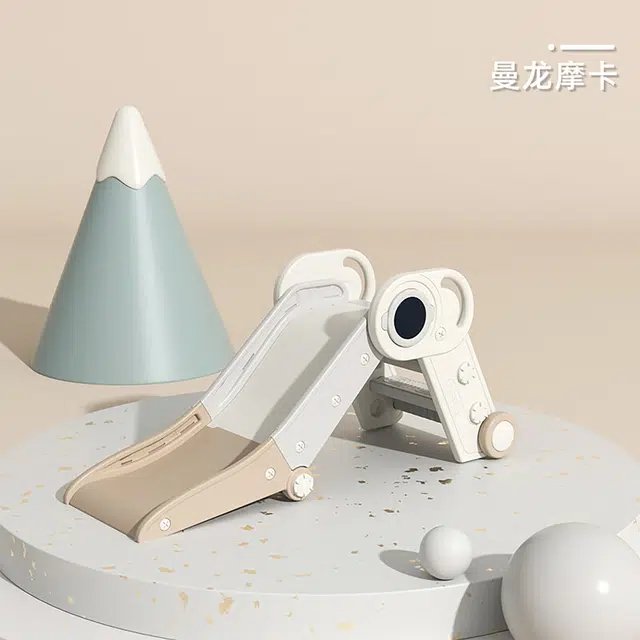 曼龙 宇航员滑梯 室内家用小型 可折叠滑滑梯 早教益智玩具