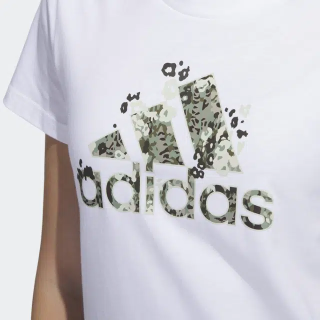 adidas Floral Badge Of Sport Graphic T-Shirt T