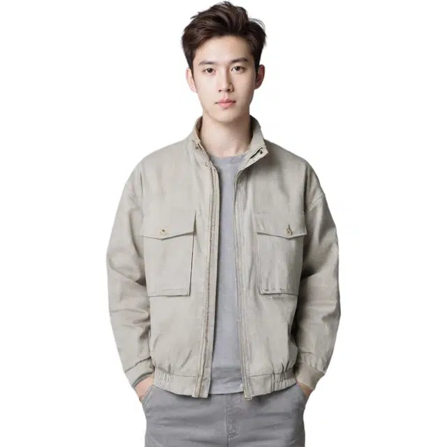 华夏儿女 渲染水洗工装棉服 男女同款