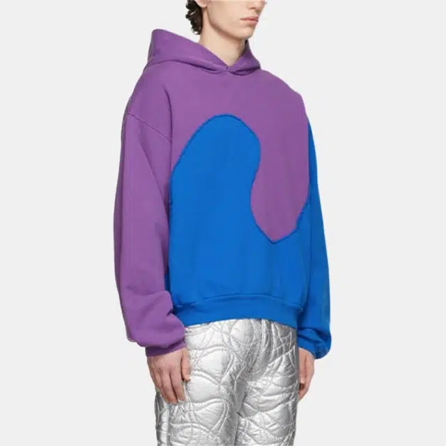 ERL Swirl Hoodie Purple Blue